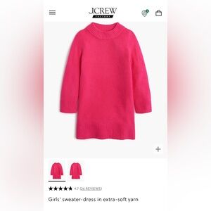 J. Crew Factory Crewcuts - Girls Sweater Dress in Extra Soft Yarn (10)